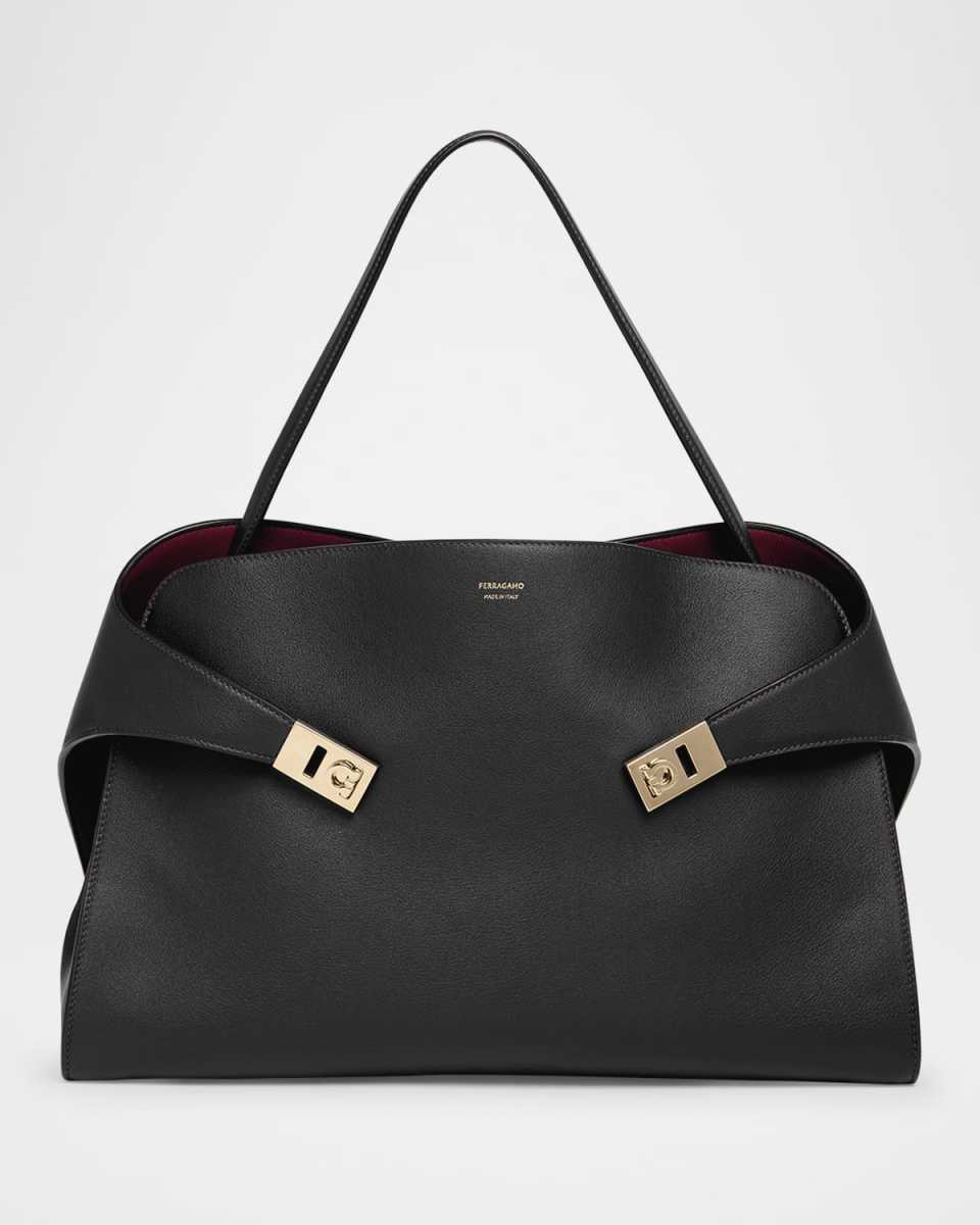 Large Hug Soft Bicolor Shoulder Bag